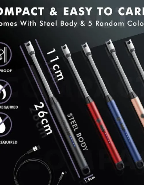 Rechargeable Electric Gas Lighter-Pack of 1