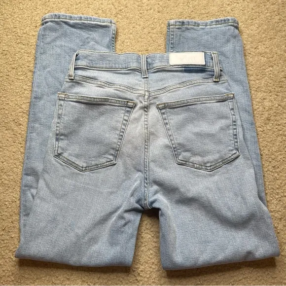 RE/DONE  70s Stove Pipe High Rise Jeans 163-3WSTV27/A blue