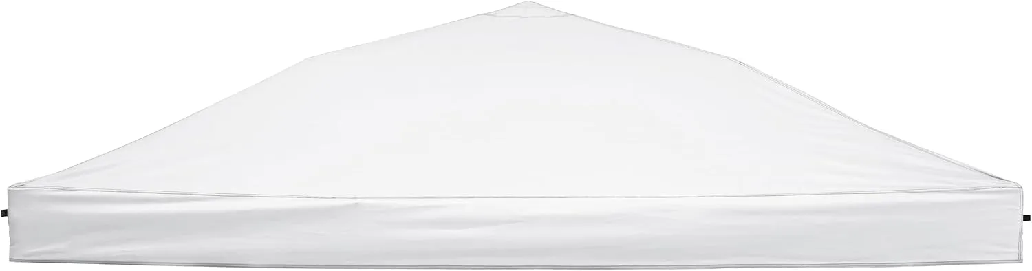Replacement Canopy Top, 8' x 8' Pop-Up Cover for Canopy Straight Leg Tent Cover for Outdoor Garden Patio Camping Sun Shade (1pc Top Cloth Only) White