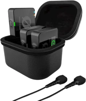 RODE Wireless PRO Compact Wireless Microphone System with Timecode, 32-bit Float On-board Recording, 2 Lavalier Microphones and Smart Charge Case for Filmmaking and Content Creation