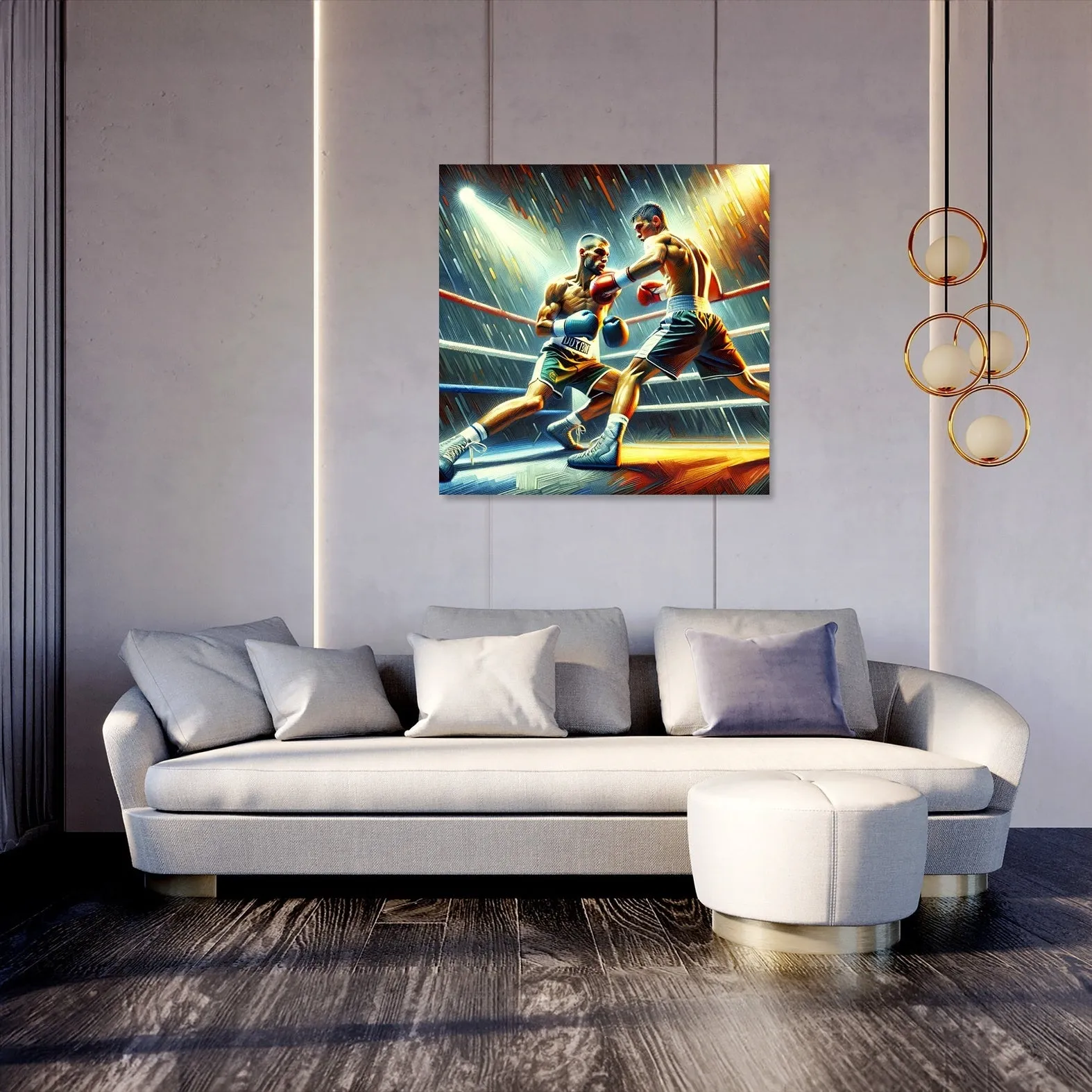Rope-A-Dope Duel Canvas