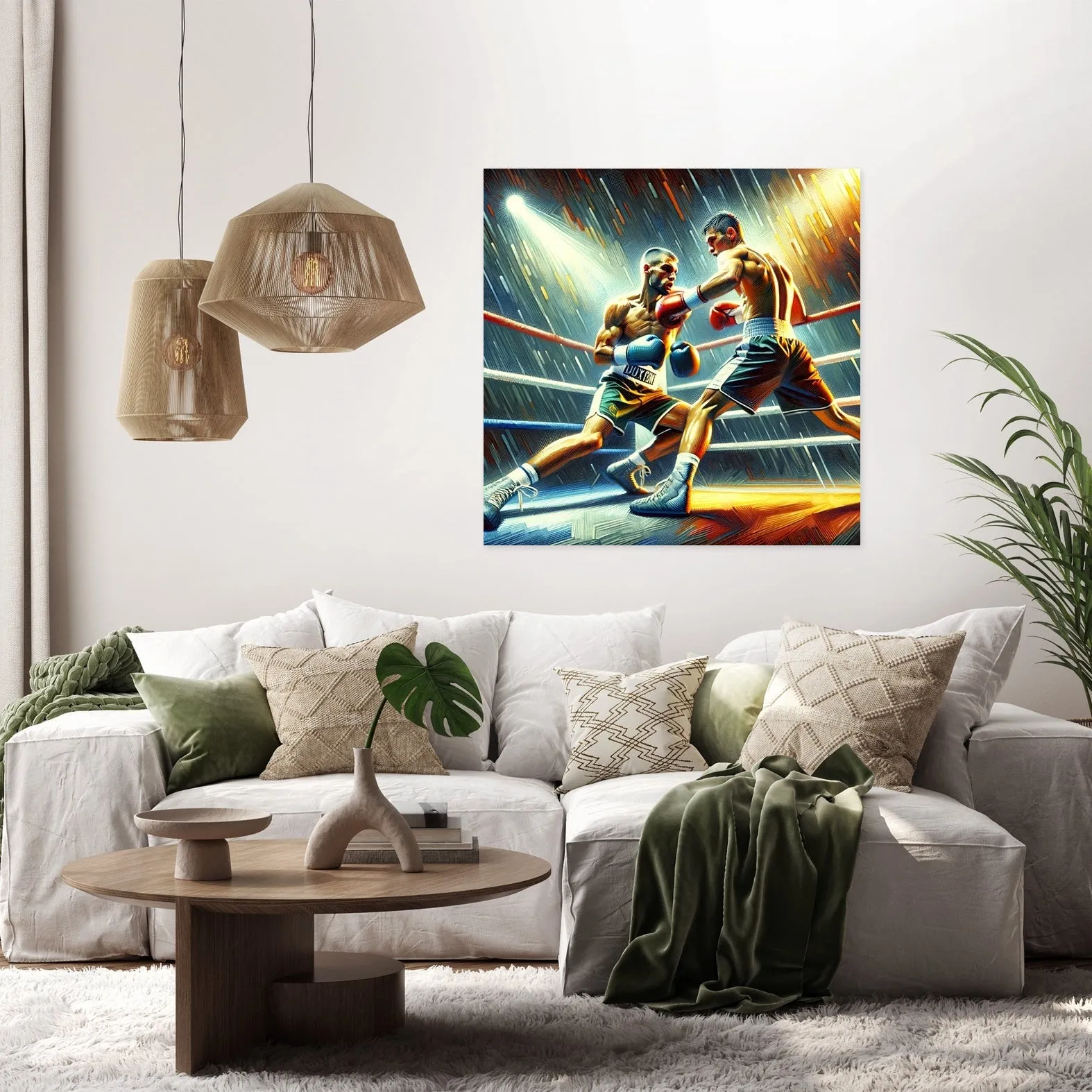 Rope-A-Dope Duel Canvas