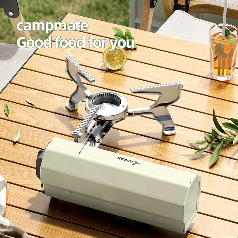 Royaleva Portable Camping Gas Stove - Lightweight Folding Design for Outdoor Cooking