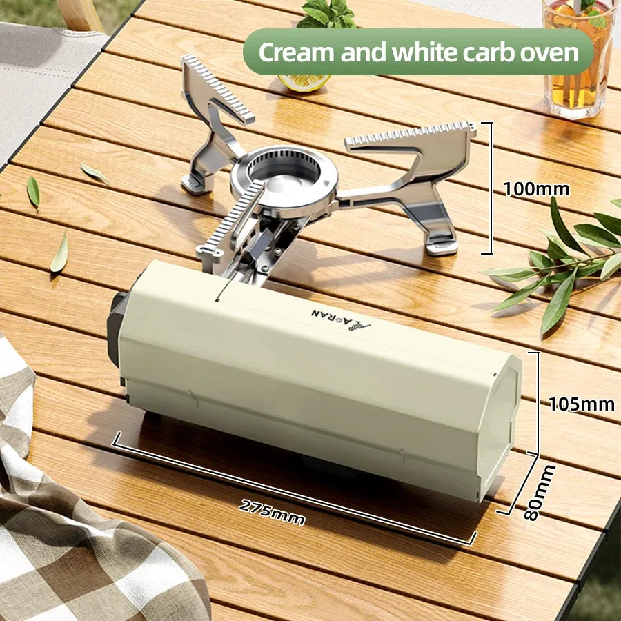 Royaleva Portable Camping Gas Stove - Lightweight Folding Design for Outdoor Cooking