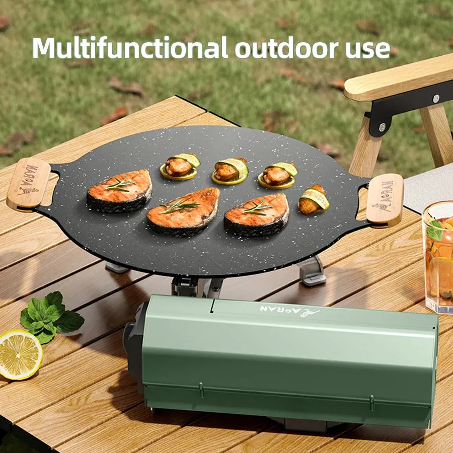 Royaleva Portable Camping Gas Stove - Lightweight Folding Design for Outdoor Cooking