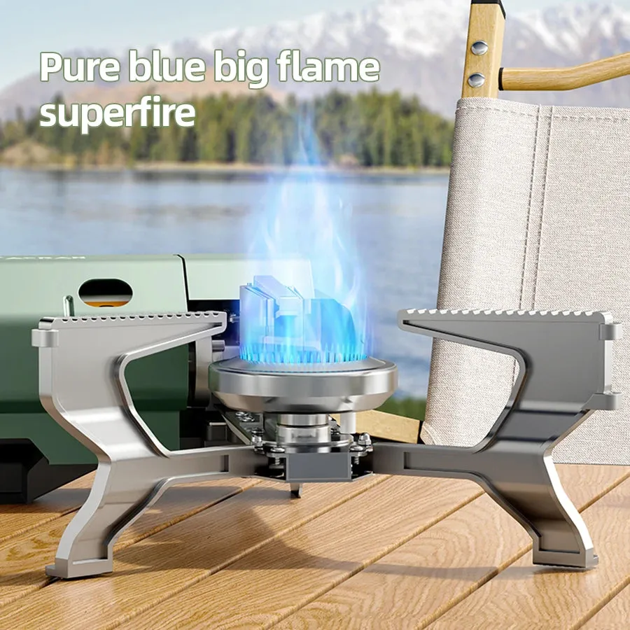 Royaleva Portable Camping Gas Stove - Lightweight Folding Design for Outdoor Cooking