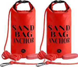 RunNico 500D Sand Anchor for Small Boats,2 in 1 PWC Jet Ski Anchor Kit with Adjustable Buoy,Waterproof Dry Bag for Jet Ski, Kayak, Boat, Watercraft and Canoe