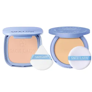 SACE LADY Face Powder Waterproof Sets Makeup, Oil Control Compact Powder Kit for Women, Matte Flawless Talc-Free and Cruelty-Free Cosmetics