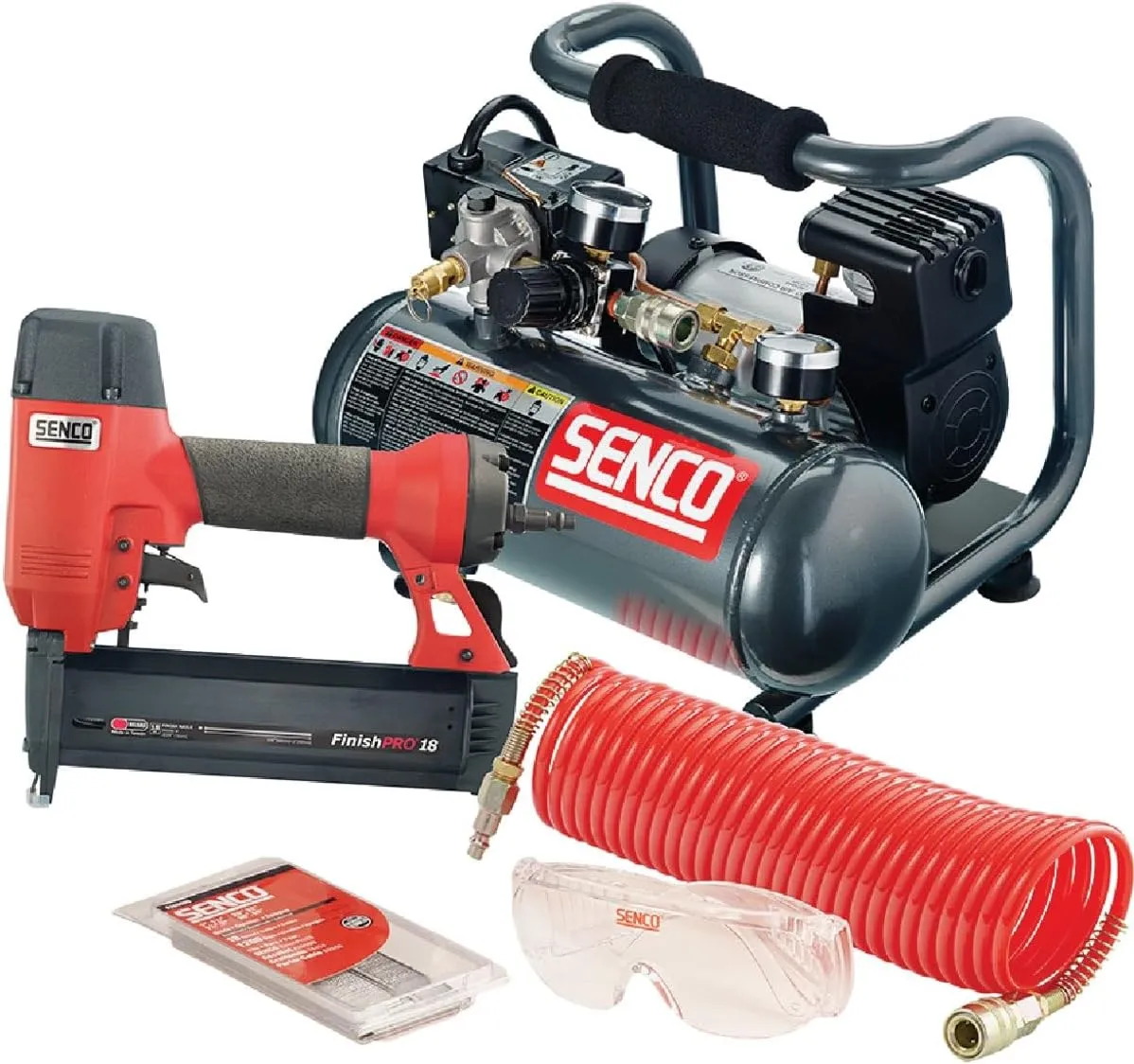 Senco PC0947 18-Gauge Brad Nailer Compressor Combo Kit