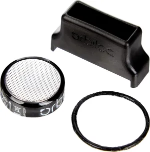 Service Kit for Dual Flashing/Solid Safety LED Light for Dogs, Replacement Batteries and O-Ring, Black