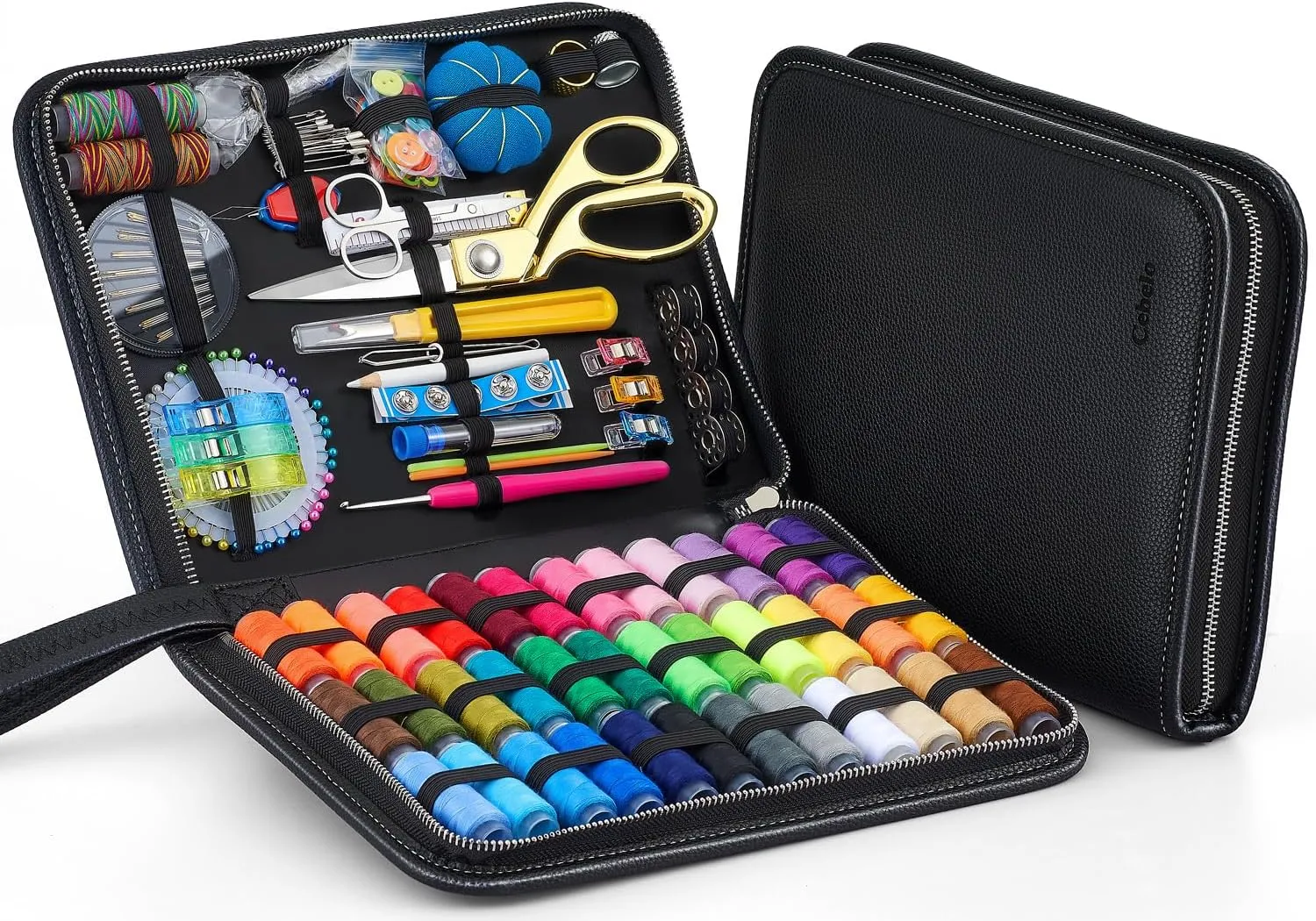 Sewing Needle Thread Kit Adults: Newly Upgraded 232 Pcs Professional Hand Sewing Supplies Kits - Large Sewing Kit for Adults Basic Starter Beginners Travel Emergency Sew Repair Set