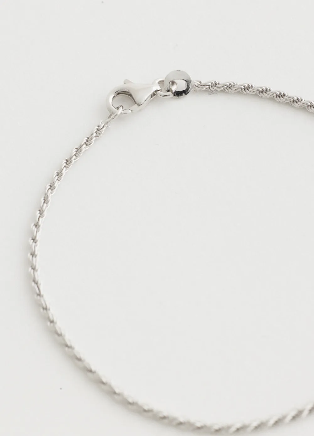 Slim Rope Chain Bracelet
