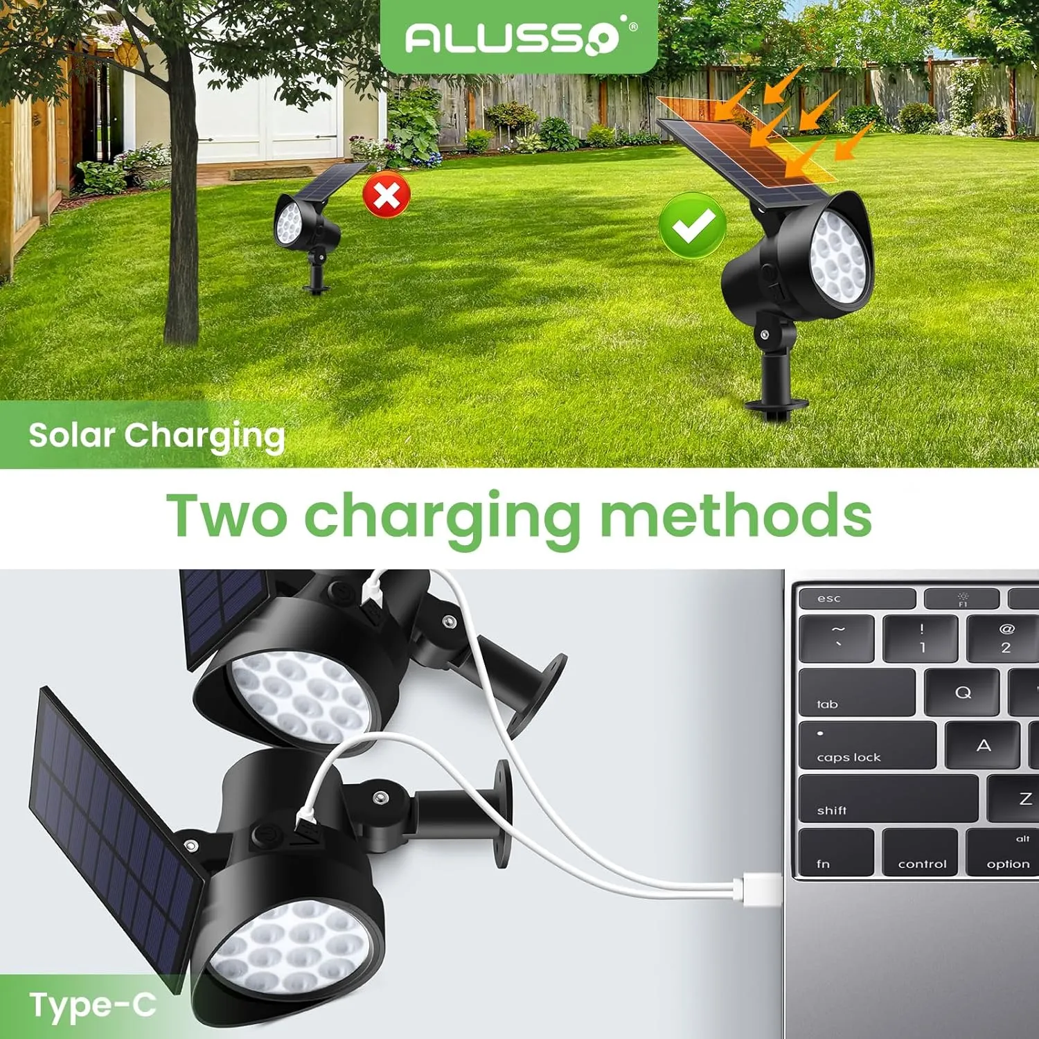 Solar Landscape Spotlights 3CCT, Dimmable Solar Spot Lights Outdoor, 30° Beam Angle Solar Powered Lights Dusk to Dawn, IP65 Waterproof Flag Pole Solar Light for Yard Pathway Garage Patio,4 Pack