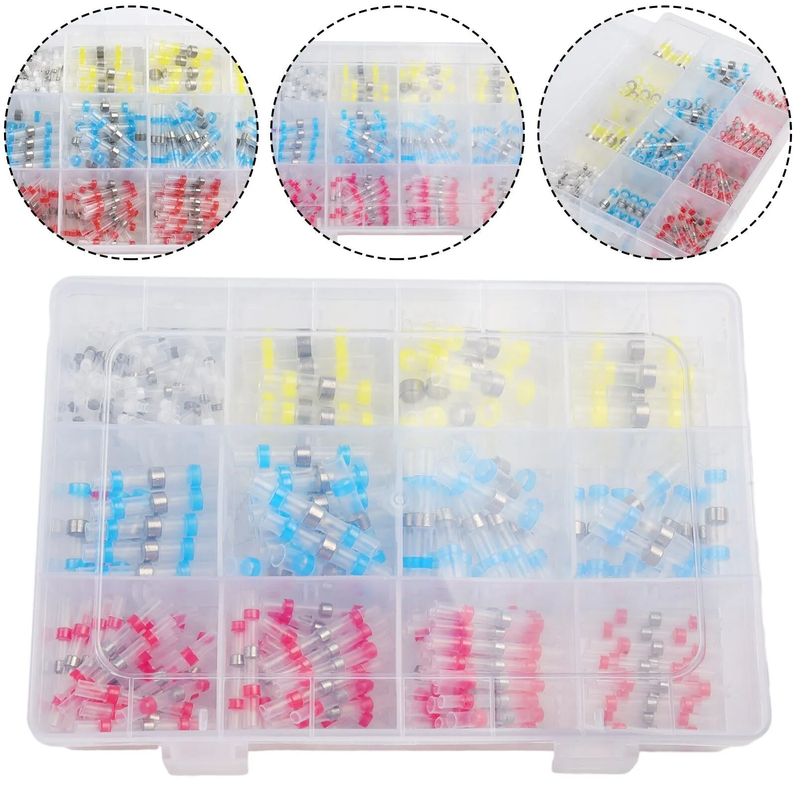 Solder Wire Connector Kit Waterproof Sleeve Wire Splice | 200 Piece Kit