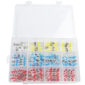 Solder Wire Connector Kit Waterproof Sleeve Wire Splice | 200 Piece Kit
