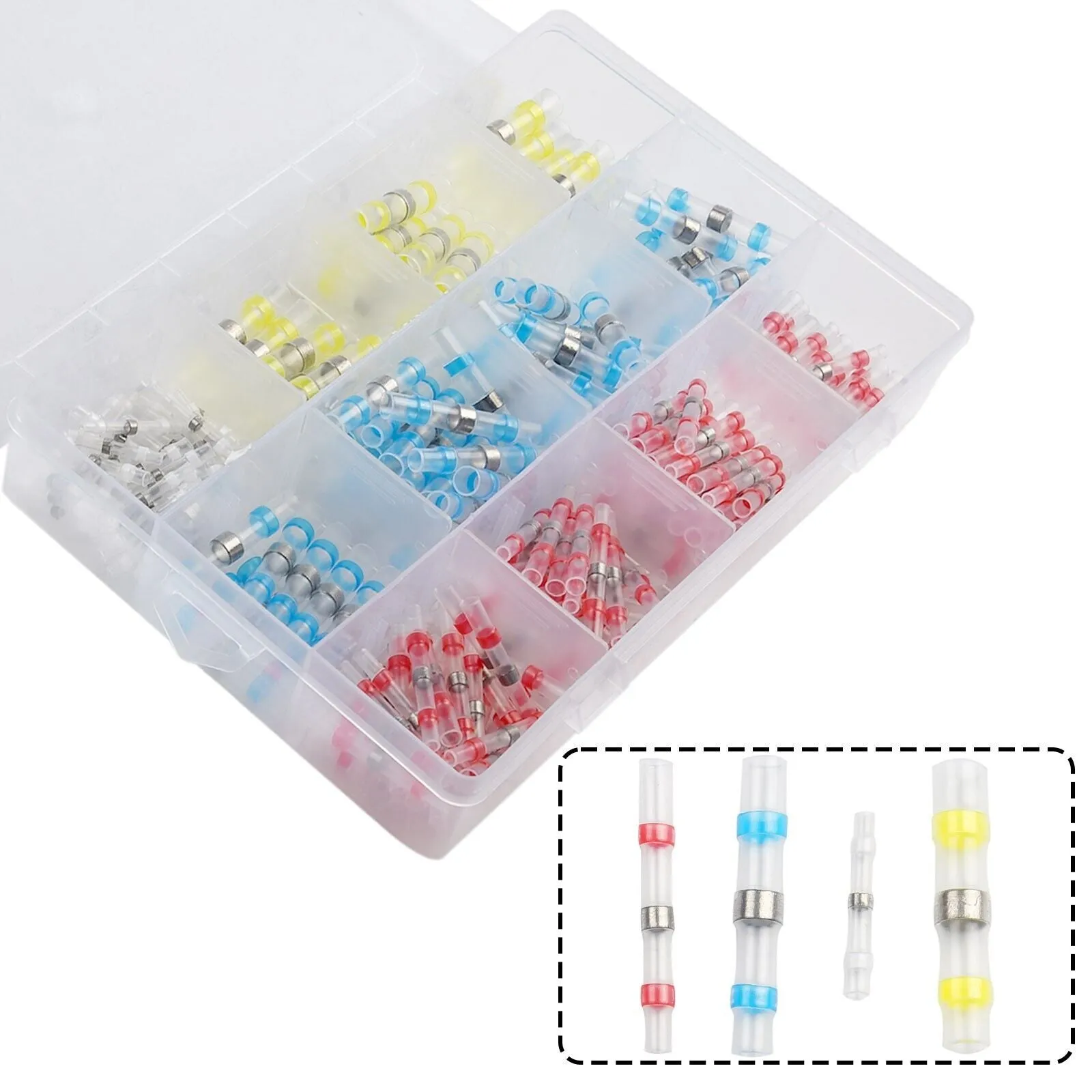 Solder Wire Connector Kit Waterproof Sleeve Wire Splice | 200 Piece Kit