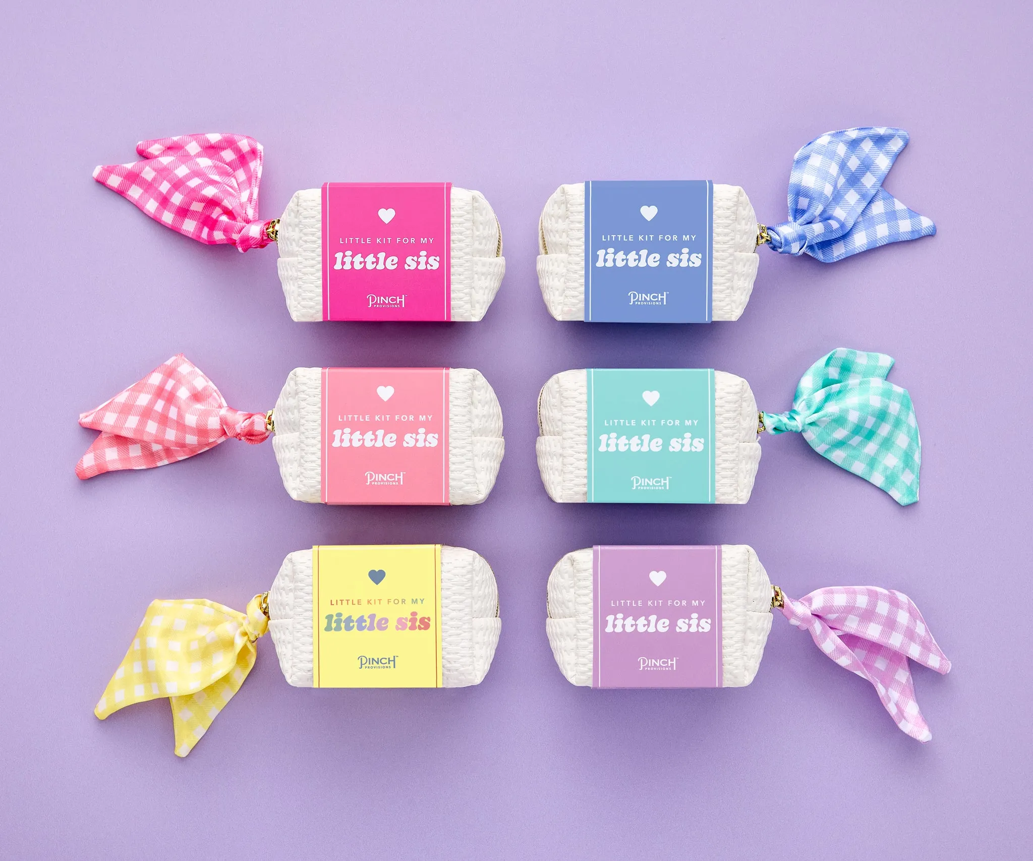 Sorority Little Sis Minimergency | Purple Gingham