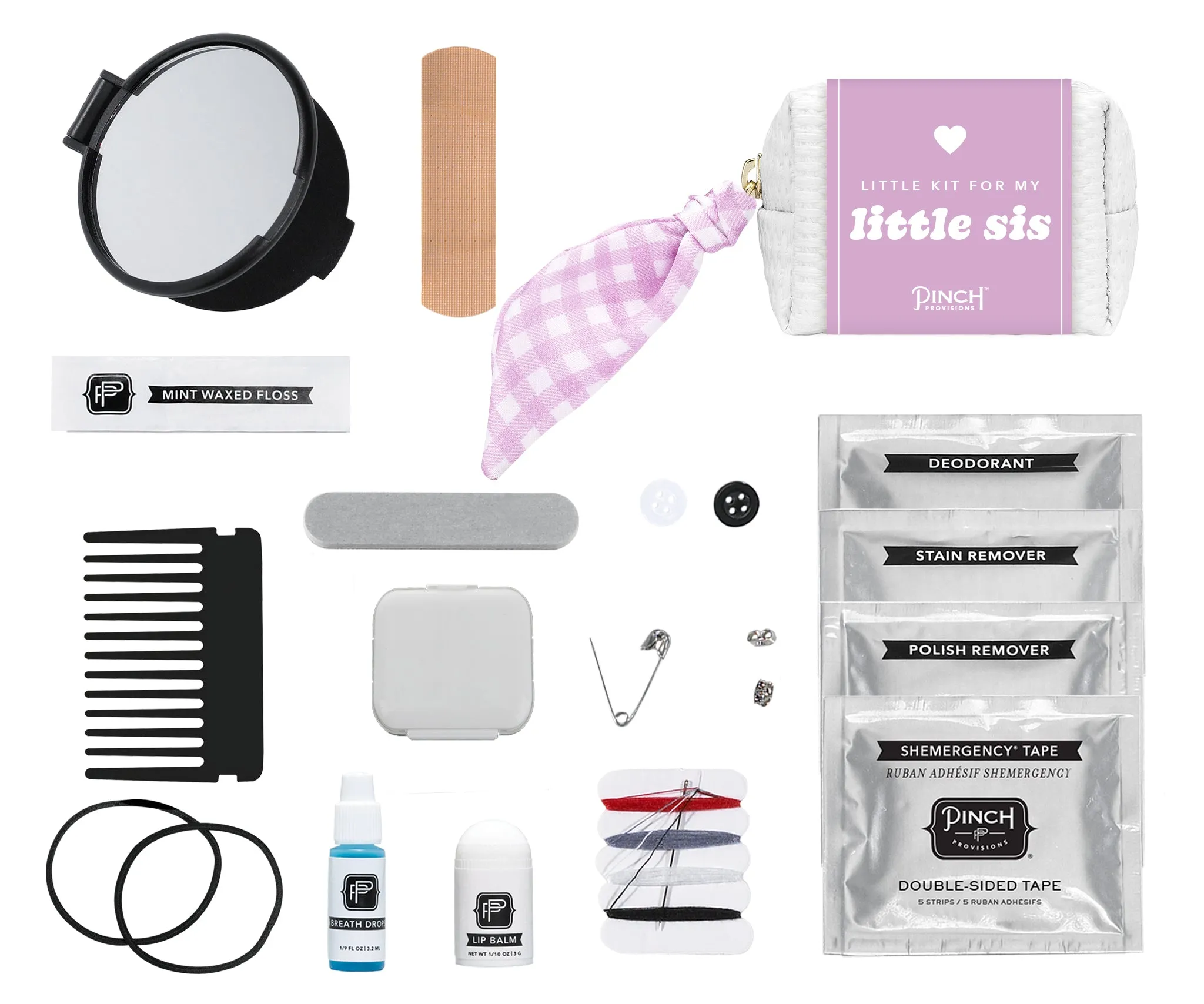 Sorority Little Sis Minimergency | Purple Gingham