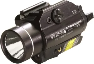 Streamlight 69120 TLR-2 300-Lumen Rail-Mounted Tactical Weapon Light with Integrated Red Aiming Laser Includes Key Kit for Select Handguns, Black