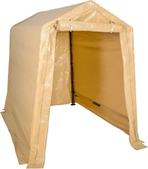 Sunnyglade 6x8 Ft Heavy Duty Storage Shelter with Roll up Door Side Wall Kit Portable Outdoor Storage Shed Car Canopy