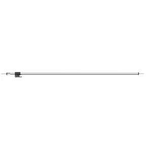SUPEX CLAMP ADJUSTMENT ALUMINIUM TENT POLE SPIGOTS BOTH ENDS 228CM/7'6"