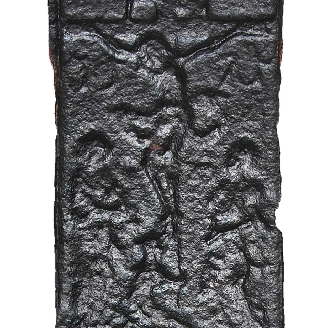 Swedish Cast Iron Stove Plate with Religious Scenes