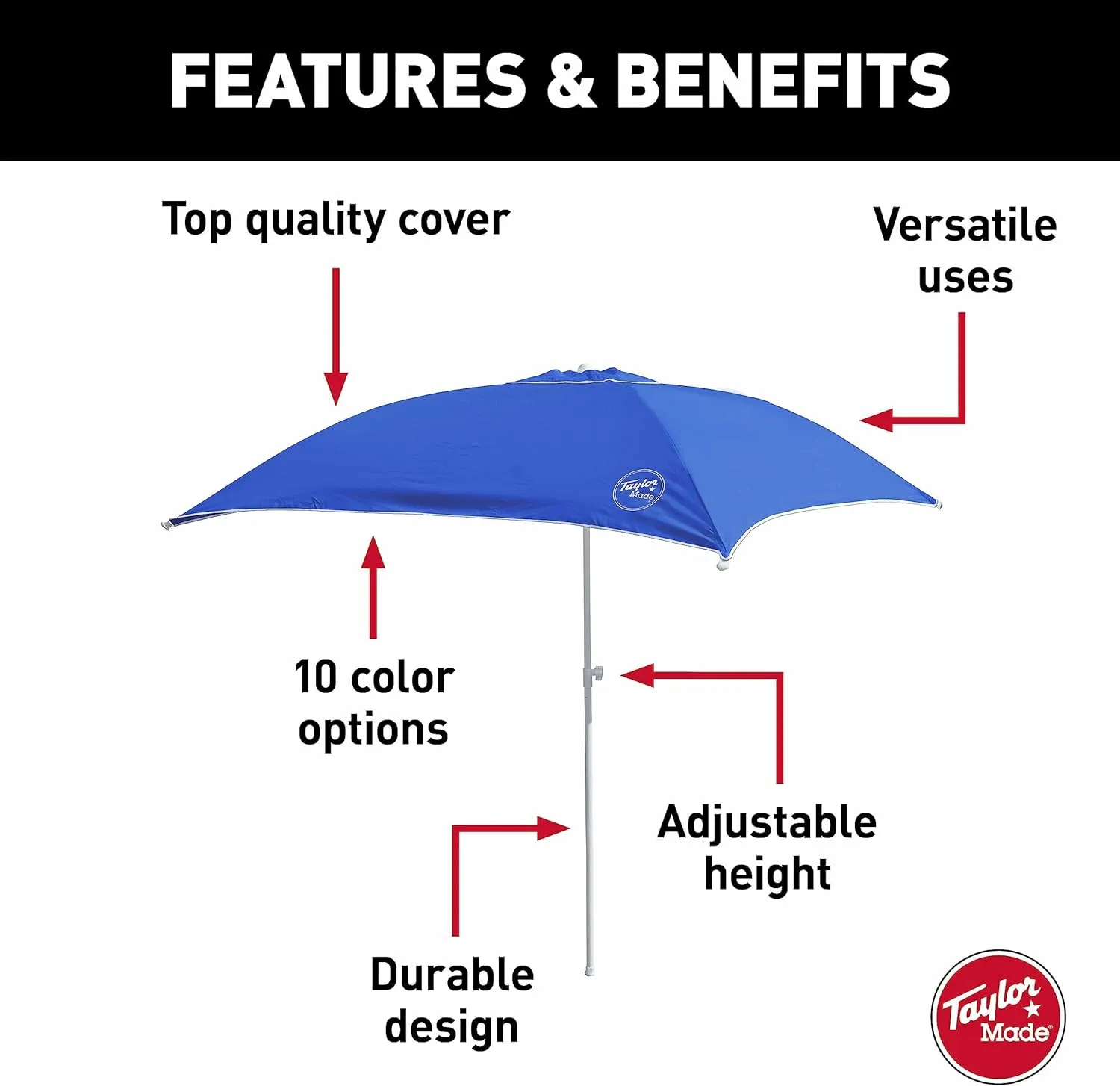TAYLOR MADE PRODUCTS Anchorshade III Boat Shade 6' x 6', Blue