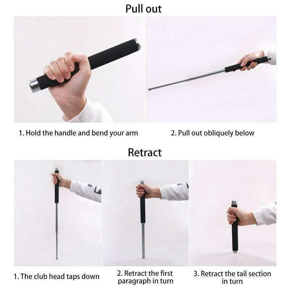 Telescopic Safety Pole Self-Protector
