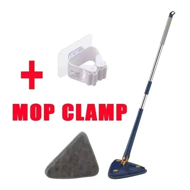 Telescopic Triangle Spin Mop Wet Dry Use