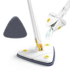 Telescopic Triangle Spin Mop Wet Dry Use
