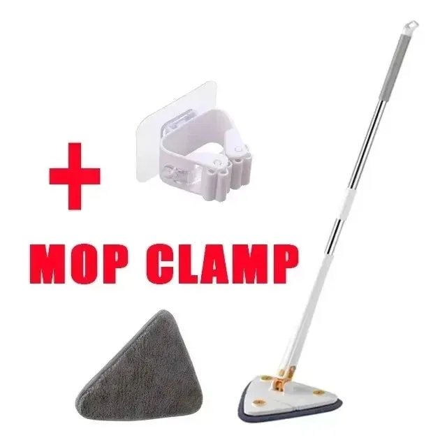 Telescopic Triangle Spin Mop Wet Dry Use