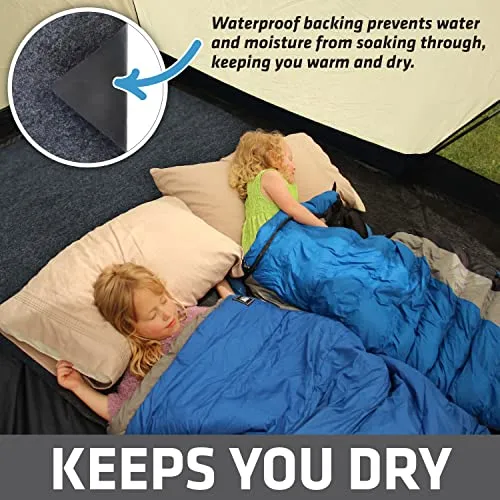 Tent Carpet Mat,Protective Waterproof Liner Keeps You Warm & Dry-Camping