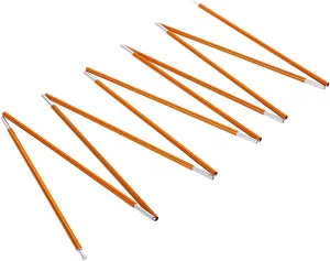 Tent Pole Repair Kit, Tent Rod Tent Poles Replacement Tent Supporting Rod 2Pcs Aluminium Alloy for Hiking Camping