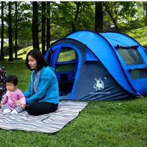 Tent Touch-sensitive Automatic Camping Open Time running out