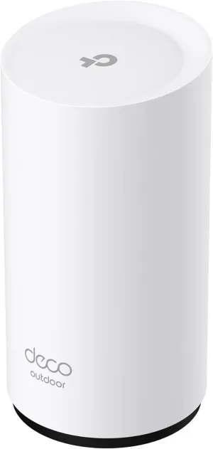 TP-Link BE5000 Dual-Band Wi-Fi 7 Outdoor Mesh WiFi Extender Unit Deco BE25-Outdoor (1-Pack) | Up to 2,800 sq.ft | 2*2.5G PoE  Ports, IP65 Waterproof, MLO | Multiple Mounting Options | Secure by Design