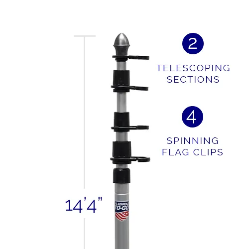 University of Michigan Ultimate Tailgate Flagpole Kit