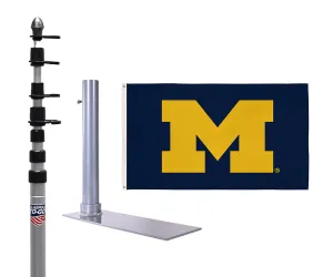 University of Michigan Ultimate Tailgate Flagpole Kit