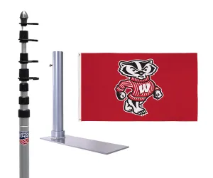 University of Wisconsin Ultimate Tailgate Flagpole Kit