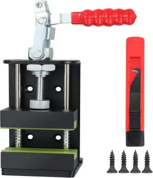 Upgraded Golf Club Regripping Kit with Heavy-Duty Vise Clamp & Hook Knife - All-in-One Golf Grip Kit for Easy DIY Regripping & Repair, Perfect for Pro & Amateur Golfers. Quick Shaft Clamp