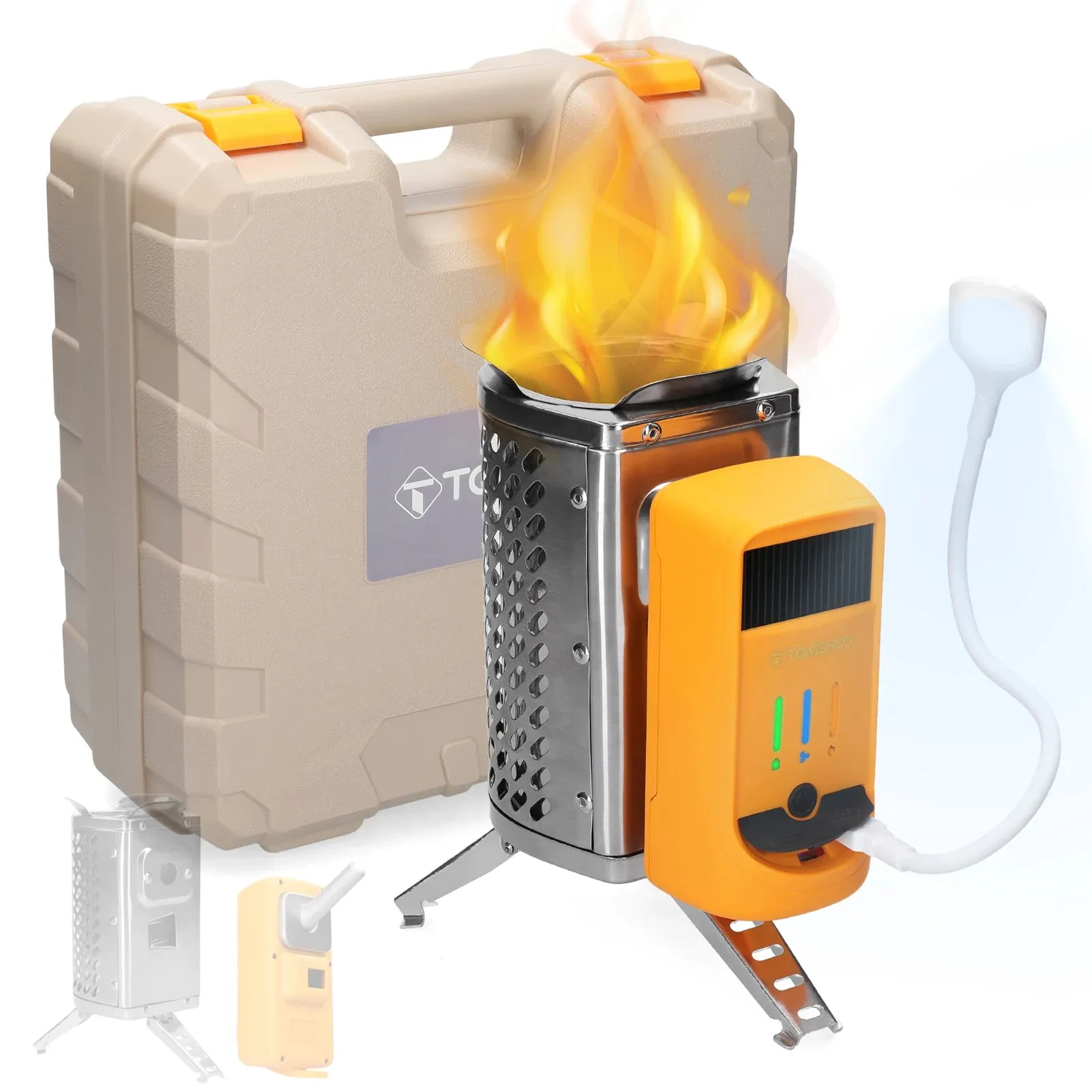 USB Power Generator – Portable Wood-Burning Power Generator