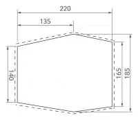 Vaude FP Power Lizard Seamless 2-3P, bark Tent