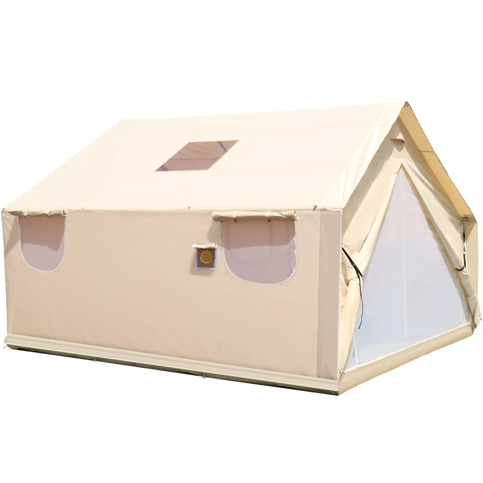 VEVOR Canvas Wall Tent 14X16ft - Waterproof, Durable & Spacious