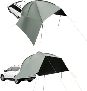 VEVOR Versatility Camping Tent - Moonshade Awning Auto Canopy with UV50  Protection & PU3000mm Water Resistance, Ideal for Truck Bed, SUV, RV, Van, and Trailer Overlanding Gear, Tear-Resistant
