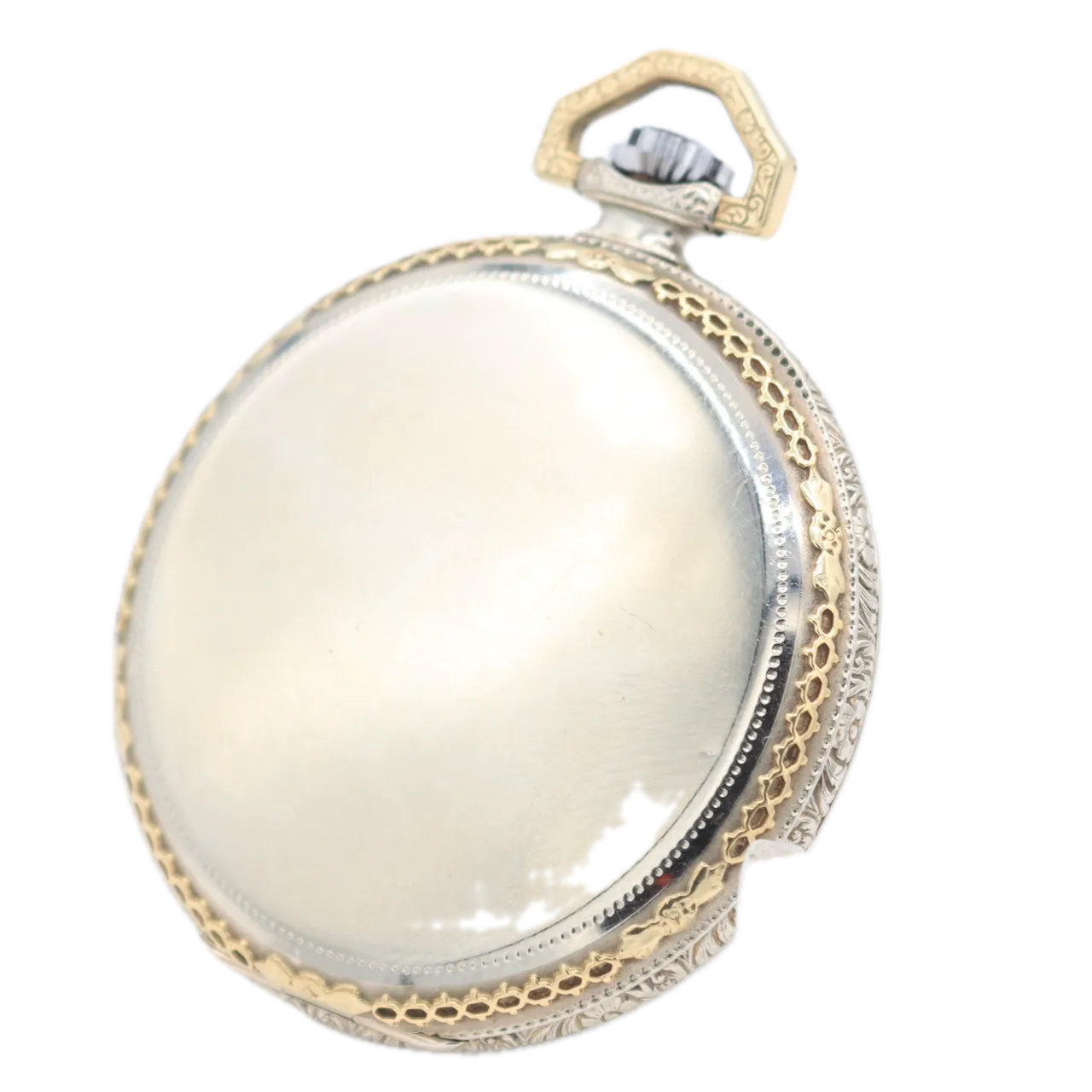 Vintage 12s Gruen Rope Engraved 21 Jewel Mechanical Pocket Watch 746 Swiss