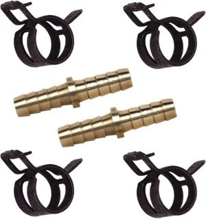 Watts 3/8" SelfTite Onix Repair Kit with Plastic Storage Case, Pre-Assembled for Easy Field Repairs, 2 Splice Couplings, 4 Clamps, Pretensioned Spring, Coated for Corrosion Resistance