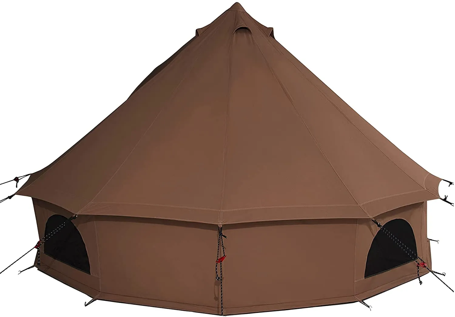 WHITEDUCK Regatta Canvas Bell Tent - W/Stove Jack, Waterproof, 4 Season Luxury Outdoor Camping and Glamping Yurt Tent Made from Breathable 100% Cotton Canvas