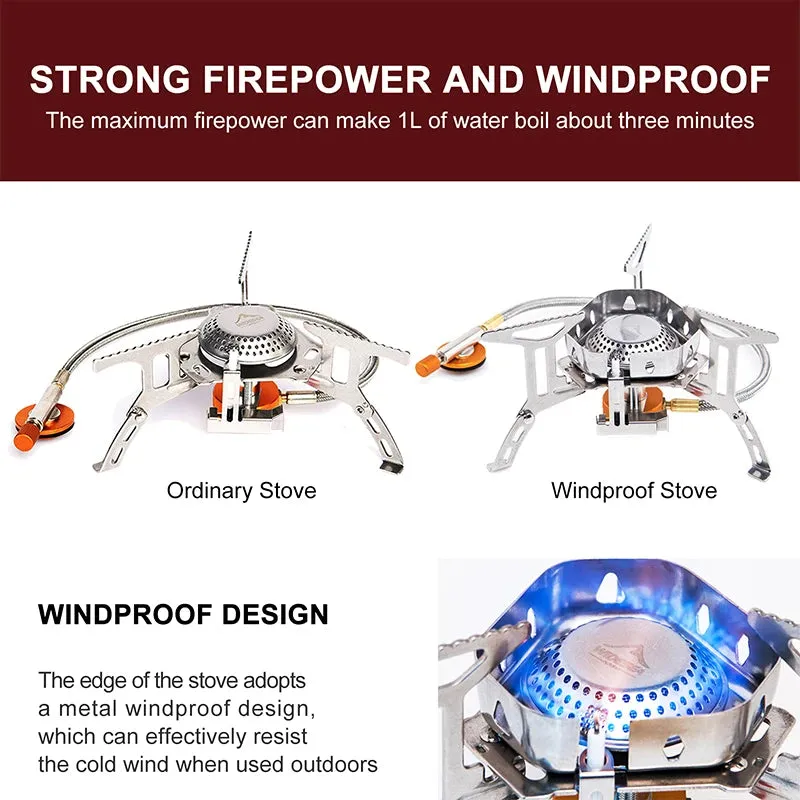 Widesea Camping Windproof Gas Burner
