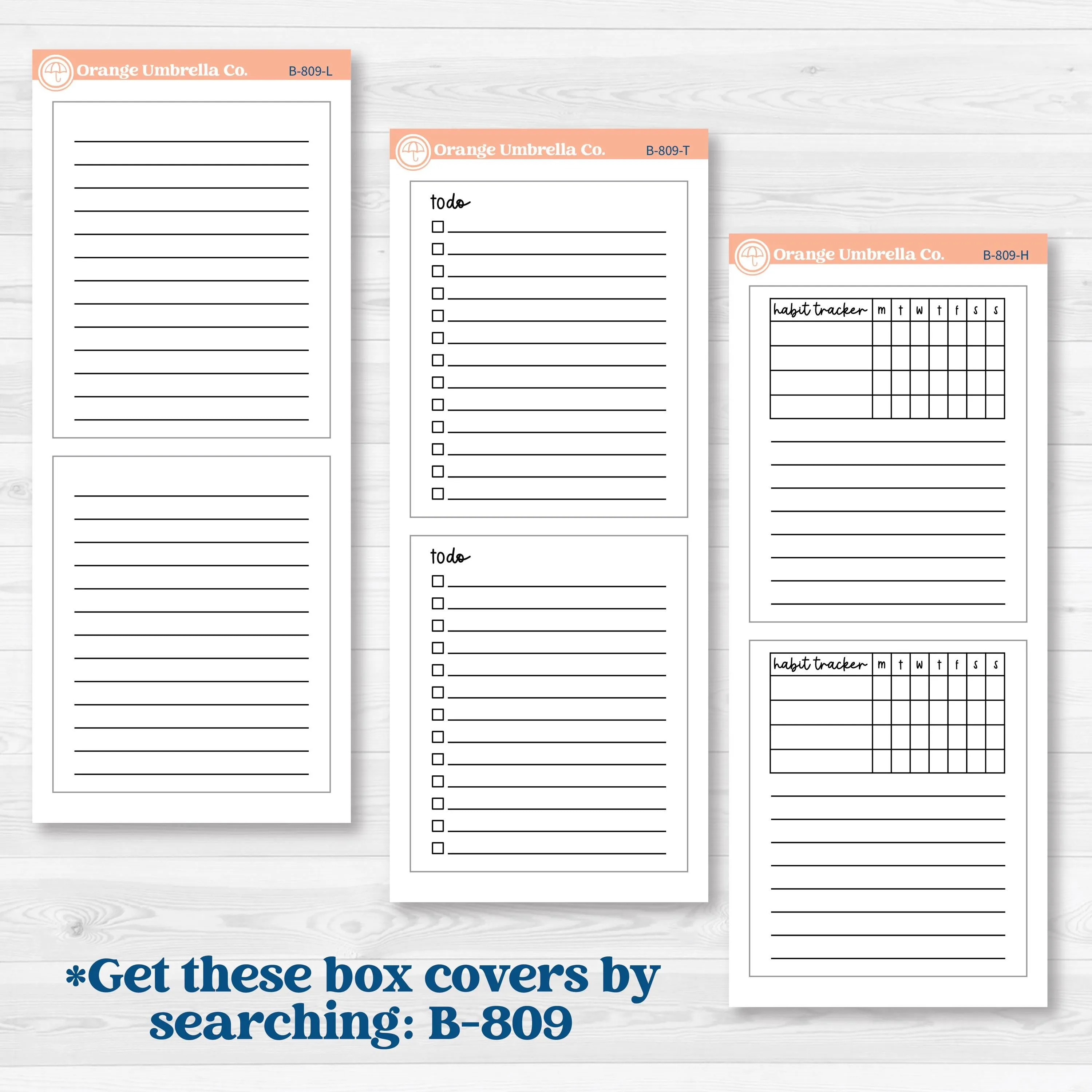 Winter Snowman Kit | 7x9 Compact Vertical Planner Kit Stickers | Frosted | KIT-362-H