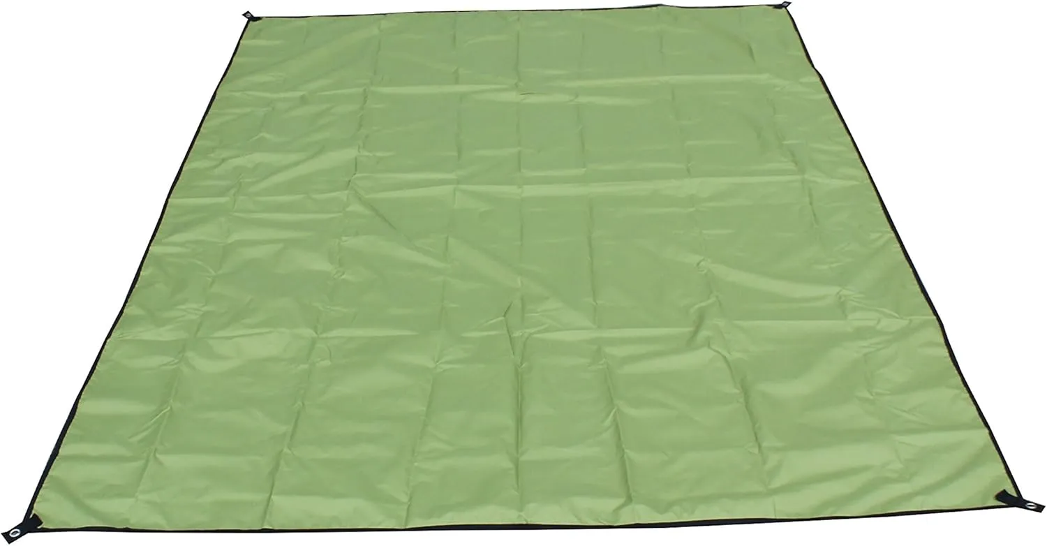 WoneNice 118 x 118 inches Camping Tarp for Tent, Tent Footprint, Sun Tarp, Ground Tarp, Insulated Thermal Silver Coating Survival Tarp for Beach, Car or Camping and Adventure