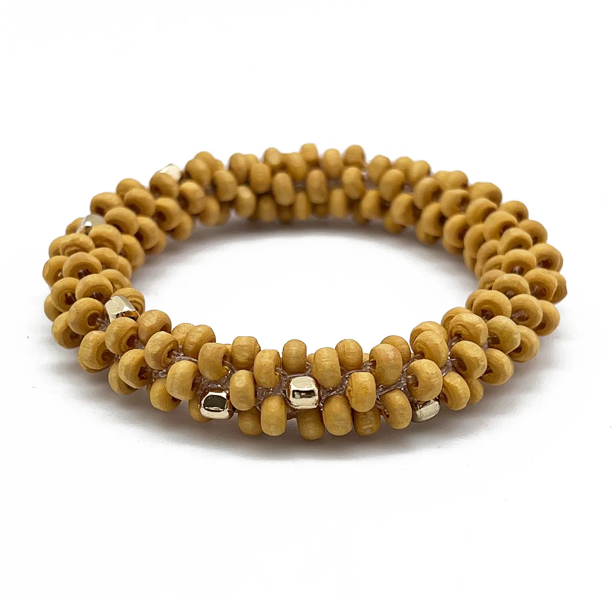 Wood Bead Rope Bracelet
